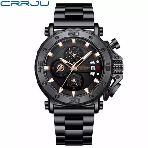 CRRJU 2294 Orologio da Uomo con Movimento al Quarzo, Impermeabile, Lancette Luminose Importate, Calendario, Nuovo Orologio Sportivo da Uomo - Product Image 6