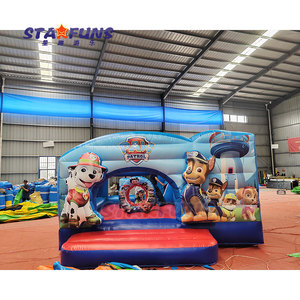 Castillo inflable <span class=keywords><strong>de</strong></span> alta calidad, pata <span class=keywords><strong>de</strong></span> perro <span class=keywords><strong>de</strong></span> dibujos animados, patrulla, castillo hinchable, gorila <span class=keywords><strong>de</strong></span> salto para niños, <span class=keywords><strong>casa</strong></span> <span class=keywords><strong>de</strong></span> rebote inflable con tobogán - Product Image 1