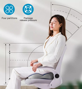Coussin ergonomique JeeBay personnalisé avec logo, en mousse à mémoire de forme, pour soulagement de la douleur au coccyx, pour <span class=keywords><strong>fauteuil</strong></span> <span class=keywords><strong>roulant</strong></span>, siège de bureau ou de voiture, avec coque extérieure lavable - Product Image 4