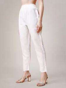 Elegante totalmente cosido étnico indio pakistaní vestido informal rayón algodón Magic Slub Kurti intrincado bordado trabajo viscosa - Product Image 6