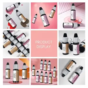 Tattoo Color Ink High Quality Eyebrow Microblading Tattoo Pigments Ink Black Tattoo Ink Micropigmentation