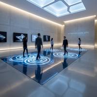 Pantalla LED de Piso para Interiores Vishow5.0 de Alta Definición P2.976 para Estudio o Salón, Dimensiones 500x1000, Pantalla de Mosaico sin Costuras, 1500CD