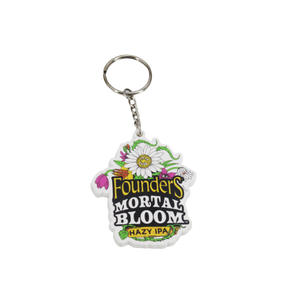 Llavero de Silicona Suave con Diseño de Botella de Cerveza Mortal Bloom Hazy IPA, Regalo Promocional - Product Image 3