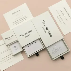 Caja de Joyería Personalizada de Lujo para Anillos, Collares y Pendientes Pequeños - Product Image 1