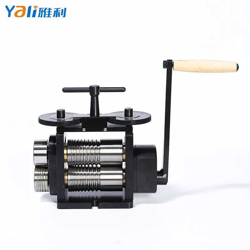 130MM Making Machine Metal Rolling Laminating Machine Laminator For Jewelry Tools Small Rolling Mill Combination