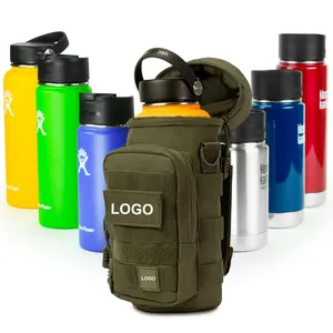Hiking Water Bottle Bicycle Holsters Pouch Bag Sports Nylon Portable Tactical Bottle Holster Bag