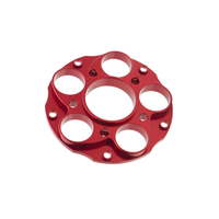 Service de fraisage CNC sur mesure pour accessoires automobiles : Flange de moyeu de transmission en aluminium anodisé usiné
