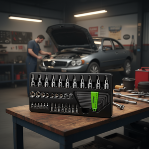 FASANO <b>Socket</b> <b>Set</b> 21 Pc <b>Torx</b> Bit Hex Key Automotive Repair Tool Kit - Product Image 3