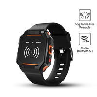 Lector RFID UHF Portátil de 50g, Manos Libres, Pulsera de Recolección de Datos 5.1 para WMS