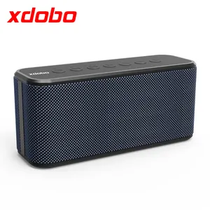 中国最畅销80w无线便携式Xdobo X8 Plus扬声器定制，带低音炮Usb蓝色齿用于户外