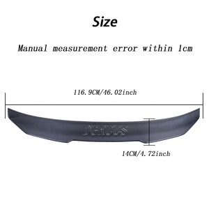 สปอยเลอร์หลังคาร์บอนไฟเบอร์แบบ PSM สำหรับตกแต่งภายนอกรถยนต์ A3 S3 RS3 8V Luxury Sedan ปี 2013-2020 - Product Image 3
