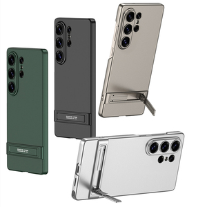 เคส PC สีด้านแบบเรียบ สำหรับ S24 S25 S26 Ultra พร้อมขาตั้ง ป้องกันการตกกระแทก สำหรับ S25 S26 Ultra - Product Image 1