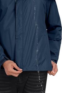 Chaqueta Impermeable Personalizada para <span class=keywords><strong>Hombre</strong></span>, <span class=keywords><strong>Cortavientos</strong></span>, Transpirable, con Capucha, para Senderismo, Camping y Montañismo - Product Image 3