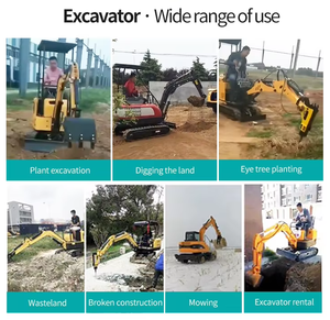 Mini-excavatrice hydraulique multifonctionnelle de 2,2 tonnes avec moteur EPA pour l'agriculture, le jardinage, l'aménagement paysager, la construction municipale, CE - Product Image 6
