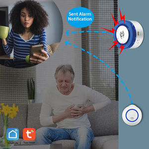 ปุ่มฉุกเฉิน TY-SOS-1 Tuya WiFi SOS พร้อมการแจ้งเตือนผ่านแอป Smart Life ปุ่มกดแจ้งเตือนเพียงครั้งเดียว ดีไซน์ติดผนังสำหรับผู้สูงอายุและเด็ก - Product Image 2