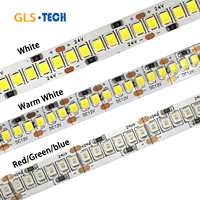 Bande lumineuse LED flexible IP20 SMD2835 240 LED/m 24V 10M de long 20W/M Économie d'énergie pour éclairage de plafond Prix de gros