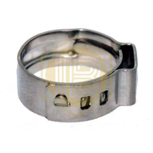 Morsetto per tubi in acciaio inossidabile a orecchio singolo per tubazioni di distribuzione - Product Image 5
