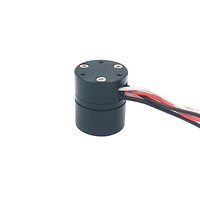 Mini taille PM1105 moteur à cardan 11mm 12V DC Rotor extérieur sans brosse plateau tournant à entraînement direct