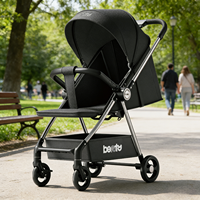 Poussette compacte pliable en alliage d'aluminium, vente en gros d'usine, capacité de charge 20 kg, certifiée 3C, pour bébés de 0 à 3 ans, idéale pour les déplacements