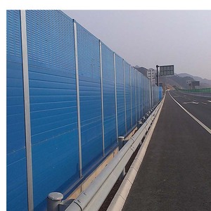 Construction d'autoroutes Réduction du bruit extérieur Barrière acoustique Clôture Mur insonorisé Feuille <span class=keywords><strong>de</strong></span> barrière acoustique en aluminium <span class=keywords><strong>de</strong></span> haute qualité - Product Image 4