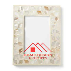 Modern Luxury Bone Inlay Photo <b>Frame</b> for Table Decor Hand Carved Photo <b>Frame</b> <b>With</b> Black Strips <b>Pictures</b> - Product Image 2