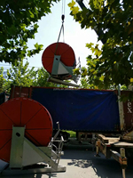 Sistem Irigasi Pertanian Mobile Water Cannon, Rain Gun, Impact Sprinkler, dan Rotating Lawn Irrigation
