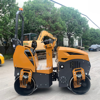 Mini-compacteur routier chinois de 1 à 5 tonnes à double tambour, petite taille, avec moteur, pompe, roulement et engrenage pour diverses industries