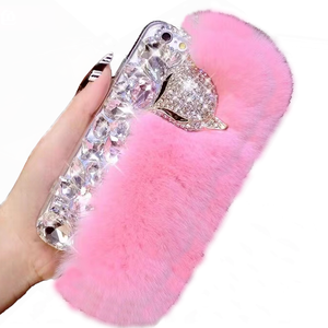 <span class=keywords><strong>Cover</strong></span> 3D con Diamanti e Pelliccia Calda per <span class=keywords><strong>Samsung</strong></span> J4 J6 J7 J8 Plus Prime C8 M10 <span class=keywords><strong>M23</strong></span> M30S M33 M52 M53 F22 F62, Custodia per Cellulare - Product Image 1