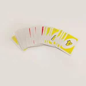 Custom Printing Fun Party Kinderen En Volwassenen Poker Bordspel Unos Flip Card Game