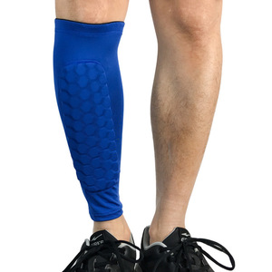Protège-tibia pour gymnastique, sport, football, nid d'abeille, compression, cyclisme, course, jambe et <span class=keywords><strong>mollet</strong></span>. - Product Image 2