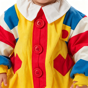Tuta Intera Colorata da Clown per Neonati, Vestito Comodo per Feste di Compleanno e Halloween - Product Image 5