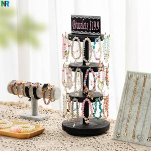 Wholesale Ladies Earring <strong>Stands</strong> Trading Card Gift Bag Advertising Wedding <strong>Food</strong> Watch <strong>Rotating</strong> Electric Display <strong>Stand</strong> - Product Image 1