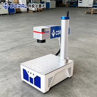 Nouvelle machine de marquage laser à fibre CNC portative 20W, directement de l'usine, avec positionnement par lumière rouge, compatible DXF/AI/DST, garantie 2 ans pour le métal