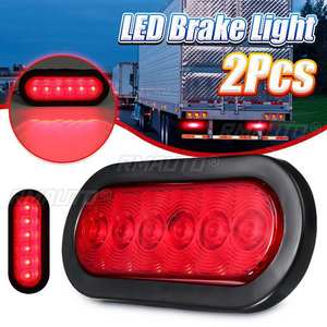 2 pièces Feux arrière LED 12V pour remorque, camion, poids lourd, tracteur, bus, caravanes - Product Image 1
