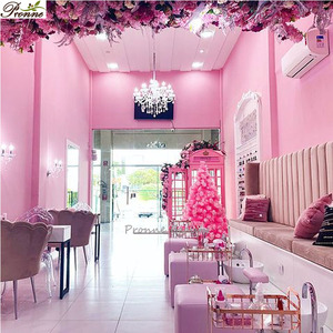 <span class=keywords><strong>Station</strong></span> de luxe à jet magnétique rose de style français, spa de pédicure sur mesure, banc unique avec bain - Product Image 2