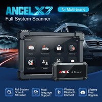El más nuevo escáner automotriz Ancel X7 OBD2, escáner profesional, Sistema completo IMMO ABS Oil EPB, reinicio de la herramienta de diagnóstico con Bluetooth de restablecimiento de D-P-F