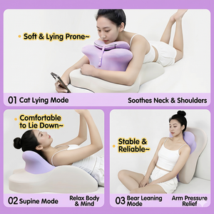 프리미엄 커플 인체공학적 지지 디자인 메모리폼 바디 쿠션 커플 성생활 보조 베개 (독서, 게임, 수면용) - Product Image 1