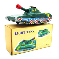 Özel Tasarım Kurmalı Vintage El Baskılı Demir Tank Modeli Retro Askeri Teneke El Sanatı Masaüstü Dekoru Yetişkin Koleksiyonluk Tatil Hediyesi