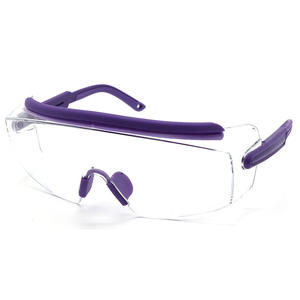 WEJUMP PC Lunettes de sécurité anti-buée anti-rayure avec branches réglables Lunettes de sécurité Au-dessus des lunettes - Product Image 6