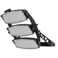 Projecteur LED professionnel 600-1800W 150lm/W IP66 en aluminium pour stade, éclairage sportif haute puissance pour terrains de football et de tennis, garantie 5 ans