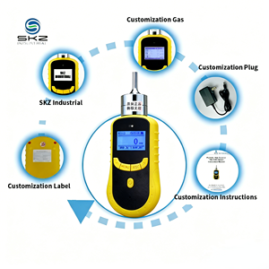 جهاز تحليل غاز الأمونيا المحمول SKZ1050-NH3 بنطاق 0-1000 جزء في المليون مع مضخة هواء للاستخدام المخبري - Product Image 2