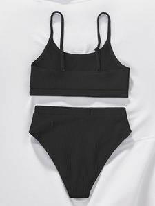 Conjunto de Bikini de 2 Piezas para Mujer, Traje de Baño de Diseño con Relleno Extraíble, Transpirable y Ecológico - Product Image 1