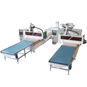 Automatic wood cabinet production line making machines