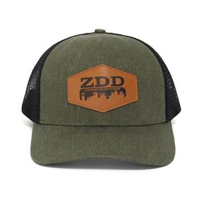 قبعات تراكر رجالية مخصصة بالجملة، قبعات قطنية مغسولة بتصميم عتيق ذات 6 ألواح مع شبكة وشعار مطبوع، موديل ريتشاردسون 112 - Product Image 2