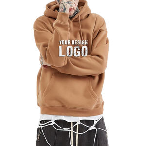 Low MOQ Custom Cotton Drawstring Oversized Men's Hoodie Outdoor Casual Heavyweight Drop <b>Shoulder</b> Loose Mens Hoodies - Product Image 6