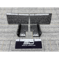 Kit carrosserie MSY Style en fibre de carbone sèche pour Tesla Cybertruck : Lame avant, diffuseur arrière, ailes de pare-chocs, canards, spoiler, capot