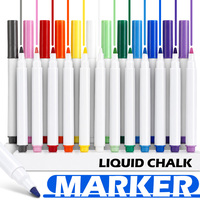 Ensemble de stylos marqueurs à double pointe pour dessin artistique professionnel avec 12 couleurs, encre lavable, encre effaçable