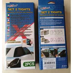 Maxeed 2-Piece PE Material Stretchable Side <b>Window</b> <b>Shades</b> for Rear Side <b>Windows</b> 85-115cm - Product Image 1