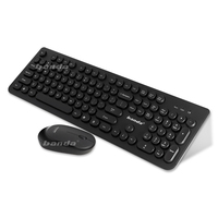 Bilgisayar aksesuarları özelleştirme klavye Mouse Combos ince taşınabilir kablosuz klavye ve PC faresi dizüstü