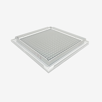 Système HVAC Gousset en aluminium carré Climatisation diffuse Grille d'oeuf Couvercle d'évent